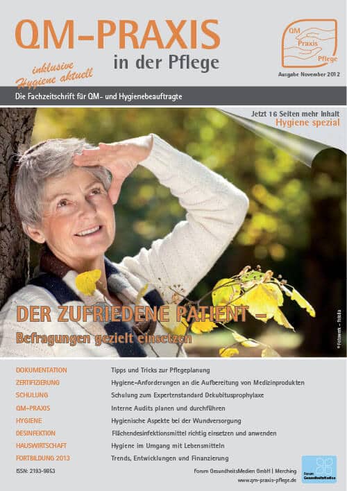 Ausgabe Nov/Dez 2012 Zufriedenheitsbefragungen