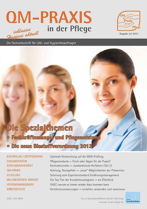 Ausgabe Jul/Aug 2013 Fachkräftemangel BioStoffV 2013