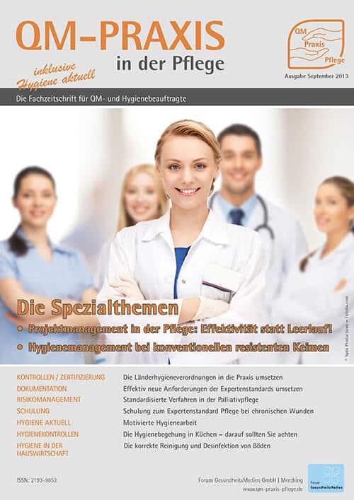 Ausgabe Sep/Okt 2013 Projektmanagement Hygienemanagement bei MRE