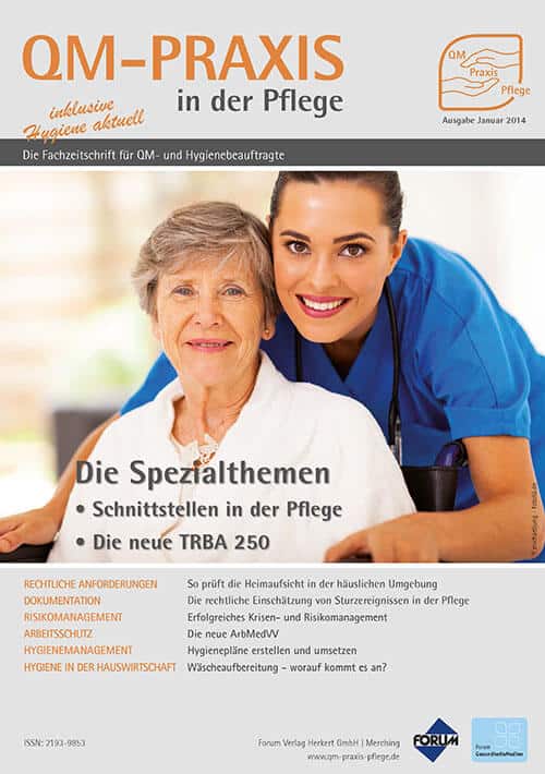 Ausgabe Jan/Feb 2014 Schnittstellenmanagement TRBA 250