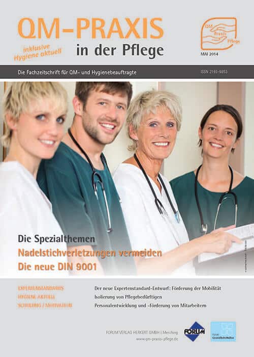 Ausgabe Mai/Jun 2014 Revision der DIN ISO 9001 Nadelstichverletzungen vermeiden