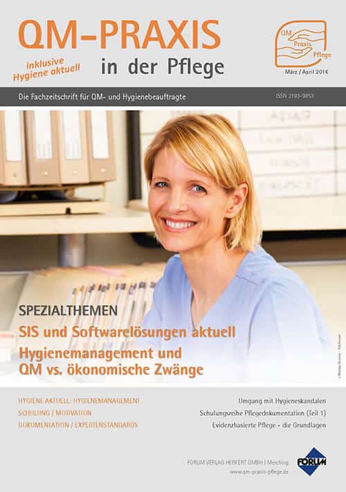 Ausgabe Mär/Apr 2016 SIS und Softwarelösungen Ökonomische Zwänge in Hygiene und QM